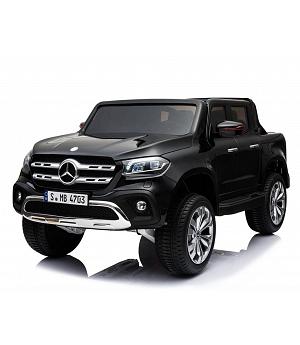 Coche eléctrico para niños 12v Mercedes X-CLASS, 4 motores, mando rc, negro,  INDA257-LEG 6950147